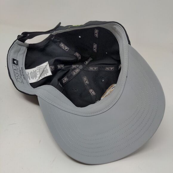 Adidas Men's Strapback Hat Black OSFM 100% Polyester Embroidered Penn Logo - Picture 10 of 13